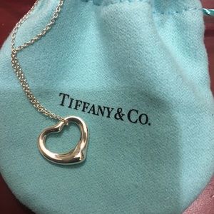 Tiffany & Co. Open Heart Necklace